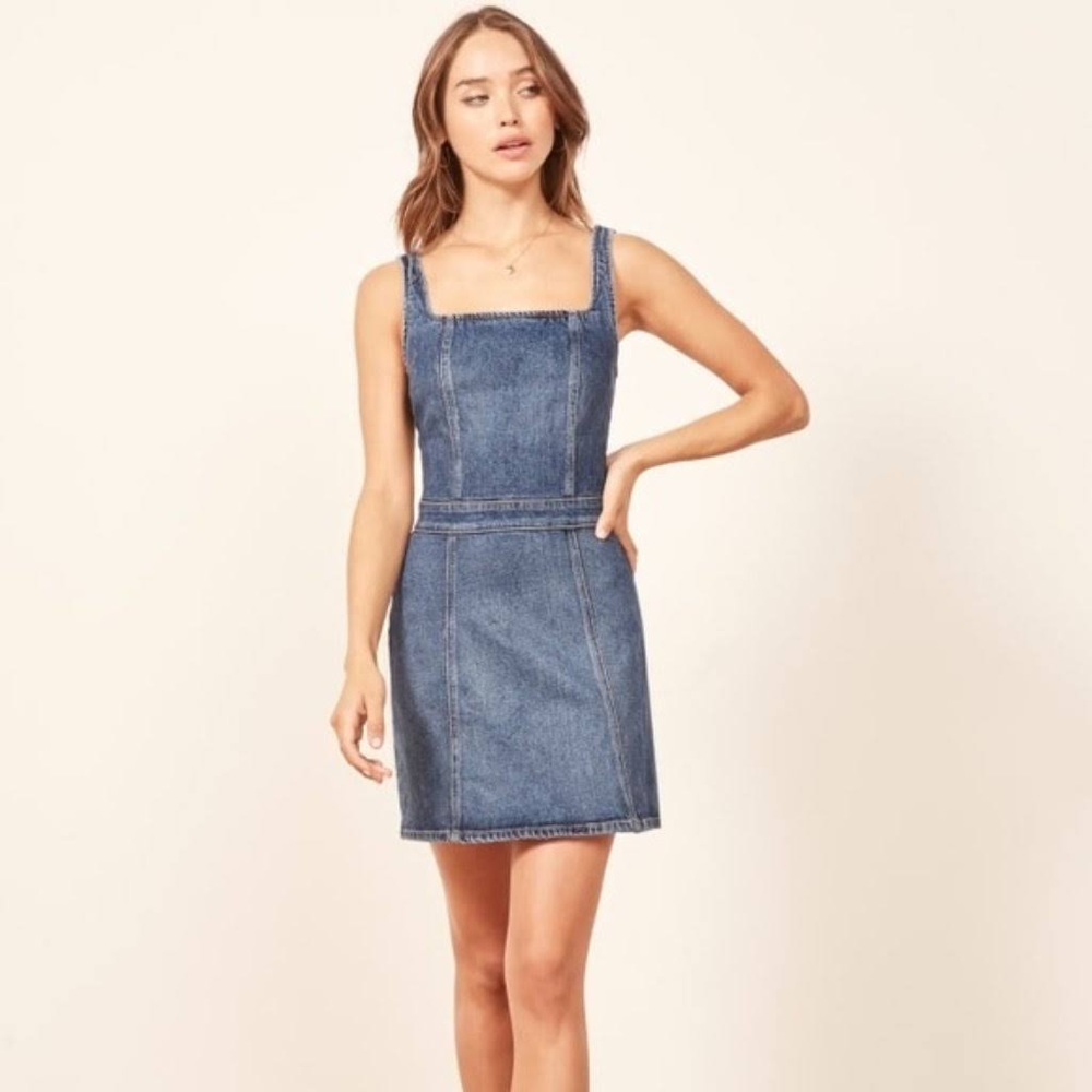 BRAND NEW!!! Reformation Parker Denim Dress Mini dress